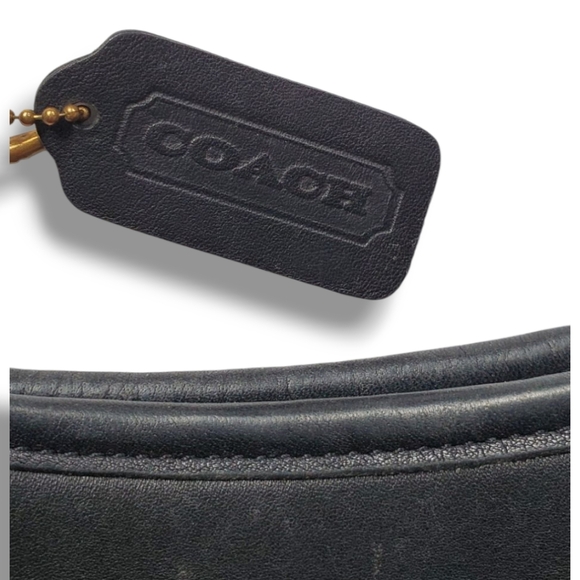 Vintage 90s Coach Legacy 9997 Black Glove Tanned Leather Crossbody Bag Mexico - Picture 12 of 12